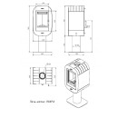 Печь-камин АОТ-6,0-01 (в модификации 