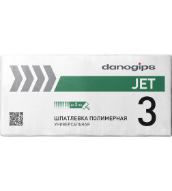 Шпатлевка полимерная, выравнивающая "Danogips DANO JET 3", 20кг. 