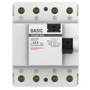 Устройство защитного отключения УЗО ВДТ-40 4P 63А/100мА (электронное)  Basic (elcb-4-63-100e-sim) 