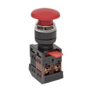 Кнопка AEA-22 красная NO+NC Грибок EKF PROxima (pbn-aea-r) 