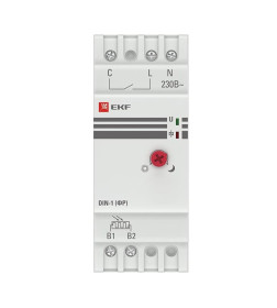 Фотореле с выносным датчиком DIN-1 (ФР) 2-100Лк 25А 3000Вт EKF PROxima