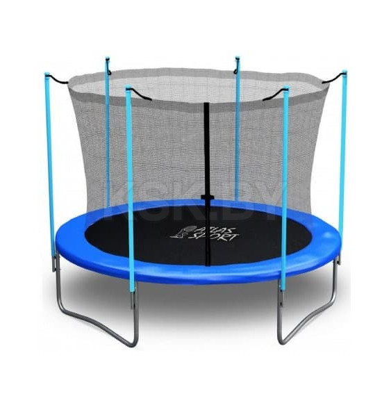 Батут Atlas Sport 183 см с внутренней сеткой BLUE