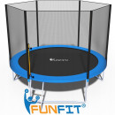 Батут FunFit 312 см (10ft) с внешней сеткой и лестницей