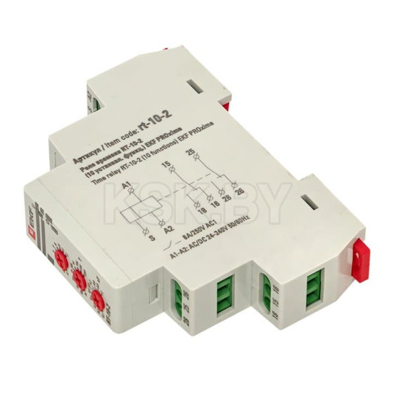 Реле времени (10 устанавл. функц.) RT-10-2 EKF PROxima (rt-10-2) 