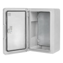 Щит пластиковый с монтажной платой прозр. дверь 300х200х130 мм IP65 EKF PROxima (PBT65MP001) 