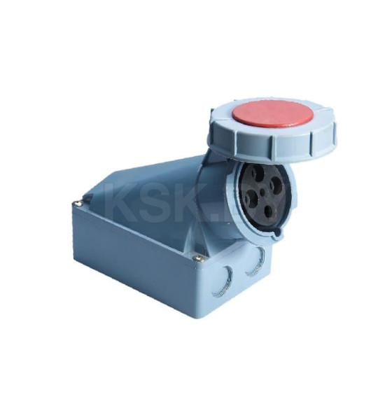 Розетка стационарная наружная 1442 3Р+РЕ 125А 380В IP67 EKF PROxima (ps-1442-125-380) 