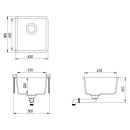 Мойка AquaSanita Arca SQA 101 710 W alba (SQA 101 710) 