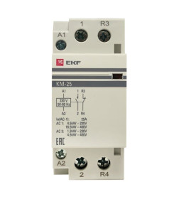 Контактор модульный КМ 25А NО+NC (2 мод.) EKF PROxima