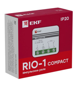 Импульсное реле RIO-1 compact 10А EKF PROxima