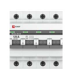 Выключатель нагрузки 4P 125А ВН-125 EKF PROxima