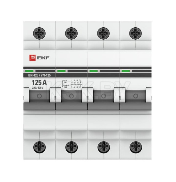 Выключатель нагрузки 4P 125А ВН-125 EKF PROxima (SL125-4-125-pro) 