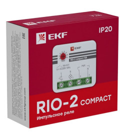 Импульсное реле RIO-2 compact 10А EKF PROxima