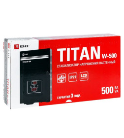 Стабилизатор напряжения настенный TITAN W-500 EKF PROxima