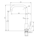 Смеситель для кухни ARFEKA AF SD-01SS304 BLACK GRAFIT (AF SD-01SS304 BLACK GRAFIT) 