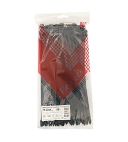 Хомут P6.6 стандартный (ч), 7.6x250 (100шт) FlexLock PROxima