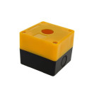 Корпус КП101 пластиковый 1 кнопка желтый EKF PROxima (cpb-101-o) 