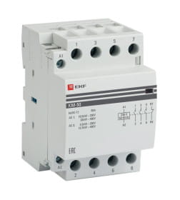 Контактор модульный КМ 50А 3NО+NC (3 мод.) EKF PROxima