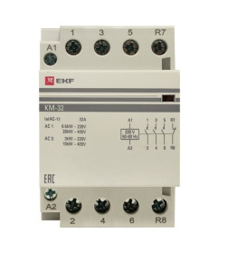 Контактор модульный КМ 32А 3NО+NC (3 мод.) EKF PROxima