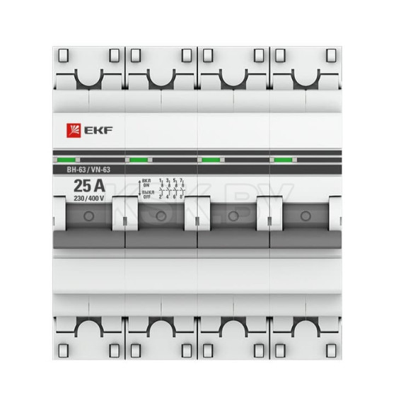 Выключатель нагрузки 4P 25А ВН-63 EKF PROxima (SL63-4-25-pro) 