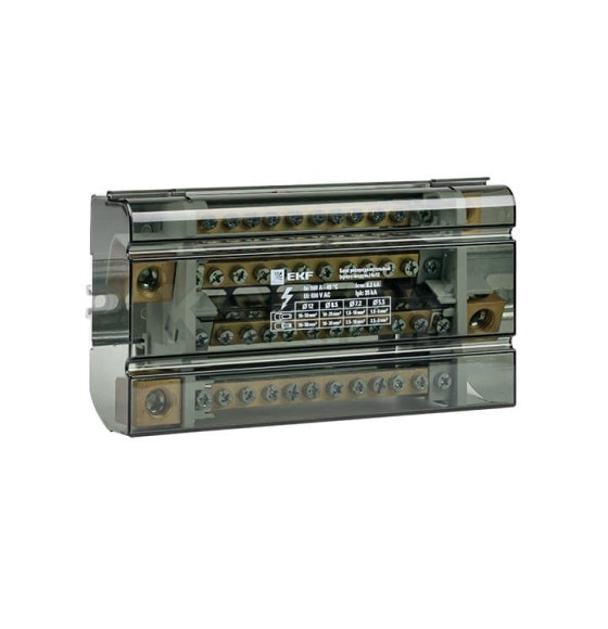 Блок распределительный (кросс-модуль) 160A (4x12) EKF PROxima (db-160-4x12) 