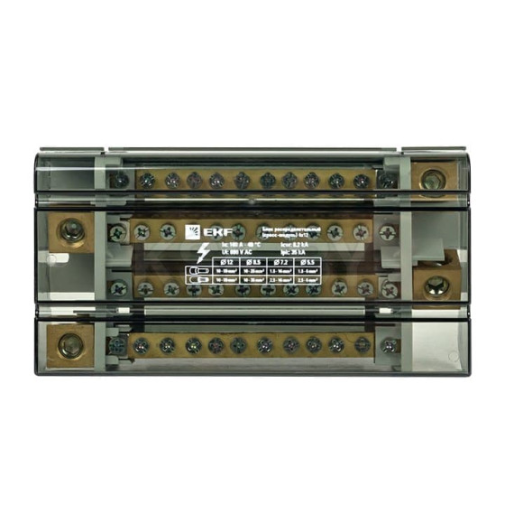 Блок распределительный (кросс-модуль) 160A (4x12) EKF PROxima (db-160-4x12) 