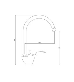 Смеситель для кухни Gross Aqua Base, 3205258C-B01