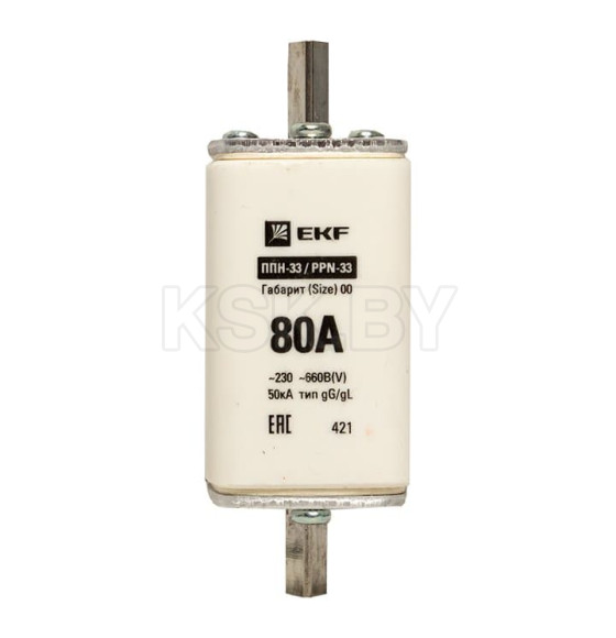 Плавкая вставка ППН-33 160/ 80А габарит 00 EKF PROxima (fus-33/160/80) 