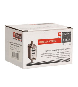 Плавкая вставка ППН-33 160/ 80А габарит 00 EKF PROxima