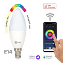 Умная лампа EKF Connect 5W WIFI RGBW E14 (slwf-e14-rgbw) 