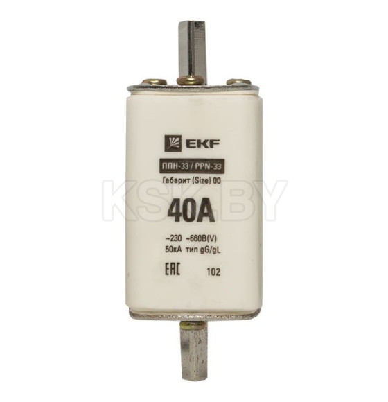 Плавкая вставка ППН-33 160/ 40А габарит 00 EKF PROxima (fus-33/160/40) 