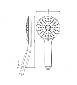 Душевая лейка Gross Aqua Delta GA7035