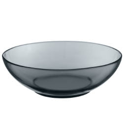 Тарелка глубокая стеклянная "Симпатия. Графит" 20,8 см 23с2316