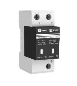 Ограничитель импульсных напряжений ОПВ-C/2P In 20кА 385В с сигн. EKF PROxima