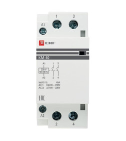 Контактор модульный КМ 40А 2NО (2 мод.) EKF PROxima