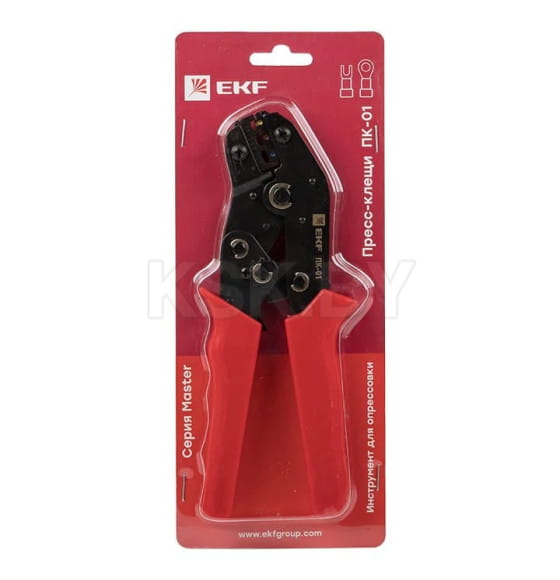 Пресс-клещи ПК-01 ( 0.25-2.5 мм2 НКИ НВИ) EKF Master (pk-01-mas) 