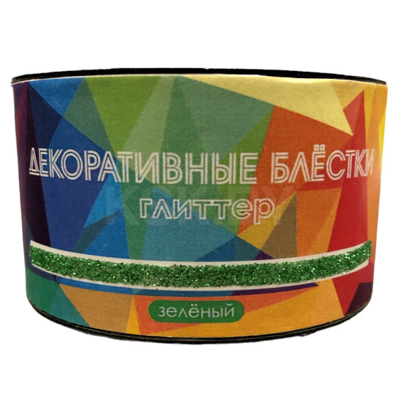 Декоративные блёстки Vimala Глиттер (зелёный) 50г
