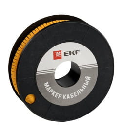 Маркер кабельный 4,0 мм2 "L" (500 шт.) (ЕС-2) EKF PROxima