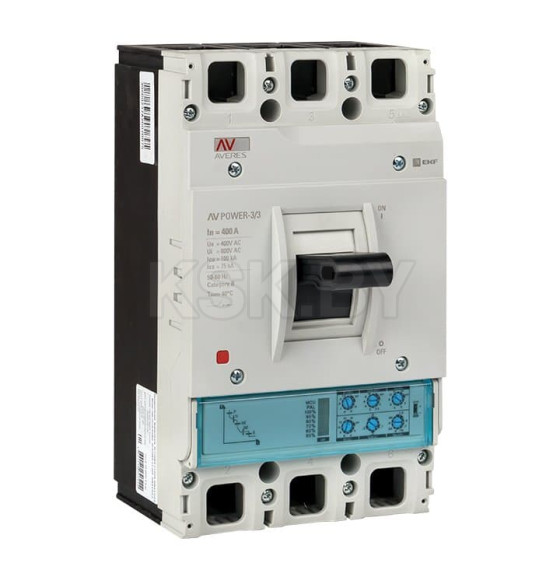 Автоматический выключатель AV POWER-3/3 400А 100kA ETU2.0 EKF AVERES (mccb-33-400H-2.0-av) 