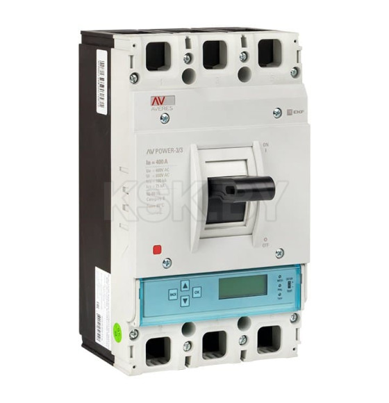 Автоматический выключатель AV POWER-3/3 400А 100kA ETU6.0 EKF AVERES (mccb-33-400H-6.0-av) 