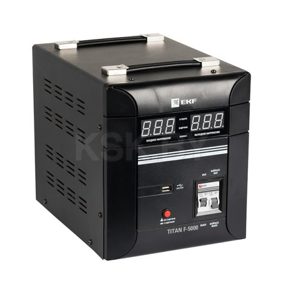 Стабилизатор напряжения напольный TITAN F-5000 EKF PROxima (stab-f-5000) 