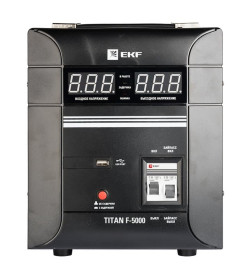 Стабилизатор напряжения напольный TITAN F-5000 EKF PROxima