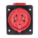 Розетка стационарная внутренняя 415 3Р+РЕ+N 16А 380В IP44 EKF PROxima (ps-415-16-380) 