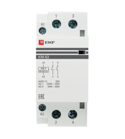 Контактор модульный КМ 63А 2NО (2 мод.) EKF PROxima
