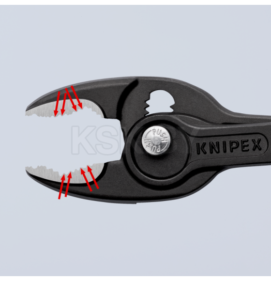 Клещи захватные 220мм TwinGrip (4-22 мм) Knipex 8201200 (8201200) 