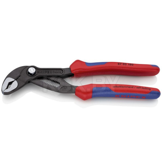 Клещи переставные 180мм (захват 42 мм) с фиксатором COBRA Knipex 8702180 (8702180) 