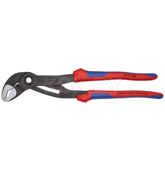 Клещи переставные 300мм (захват 70 мм) с фиксатором COBRA Knipex 8702300 (8702300) 