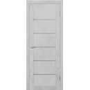 Дверное полотно ST8 Бетон белый,стекло матовое  2000х900х35мм