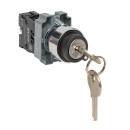 Переключатель BG61 2P с замком возвратный NO EKF PROxima (xb2-bg61) 