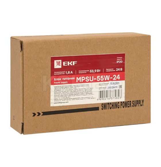 Блок питания 24В с функцией ИБП MPSu-55W-24 EKF PROxima (mpsu-55w-24) 