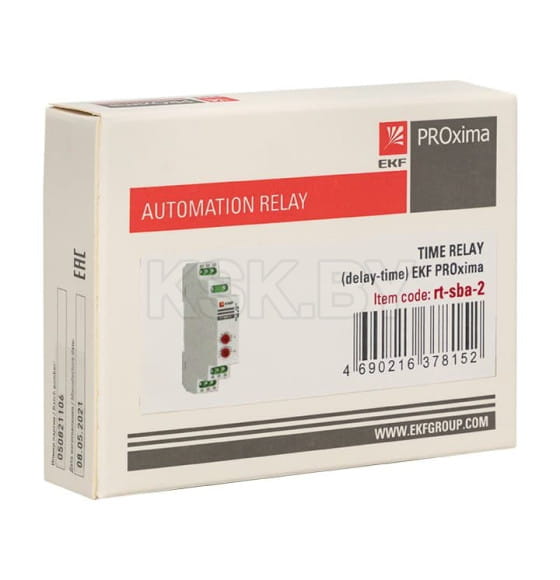 Реле времени RT-SBA-2 (задержка времени включ.) EKF PROxima (rt-sba-2) 